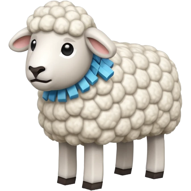 Minecraft sheep emoji