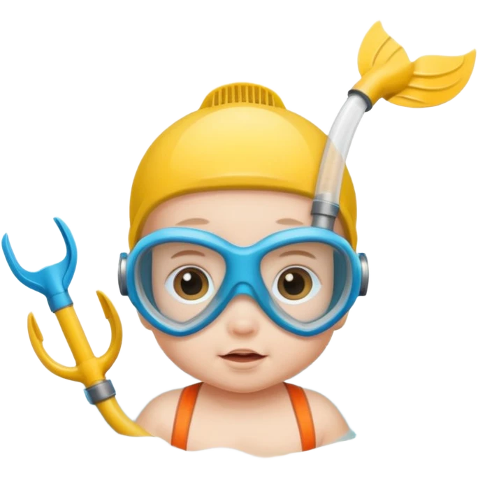 baby snorkel  emoji