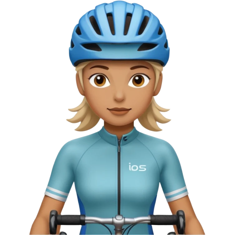 cyclist woman emoji