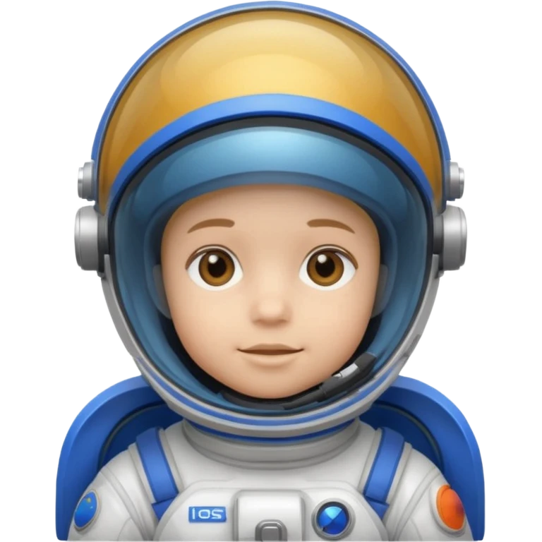 space child blue eqipmnet emoji