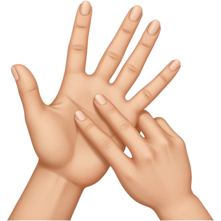 Bending 4 fingers  emoji