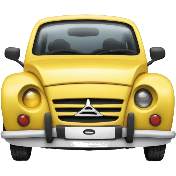 Quiero estar sentado dentro del auto C3 de citroen de emoji