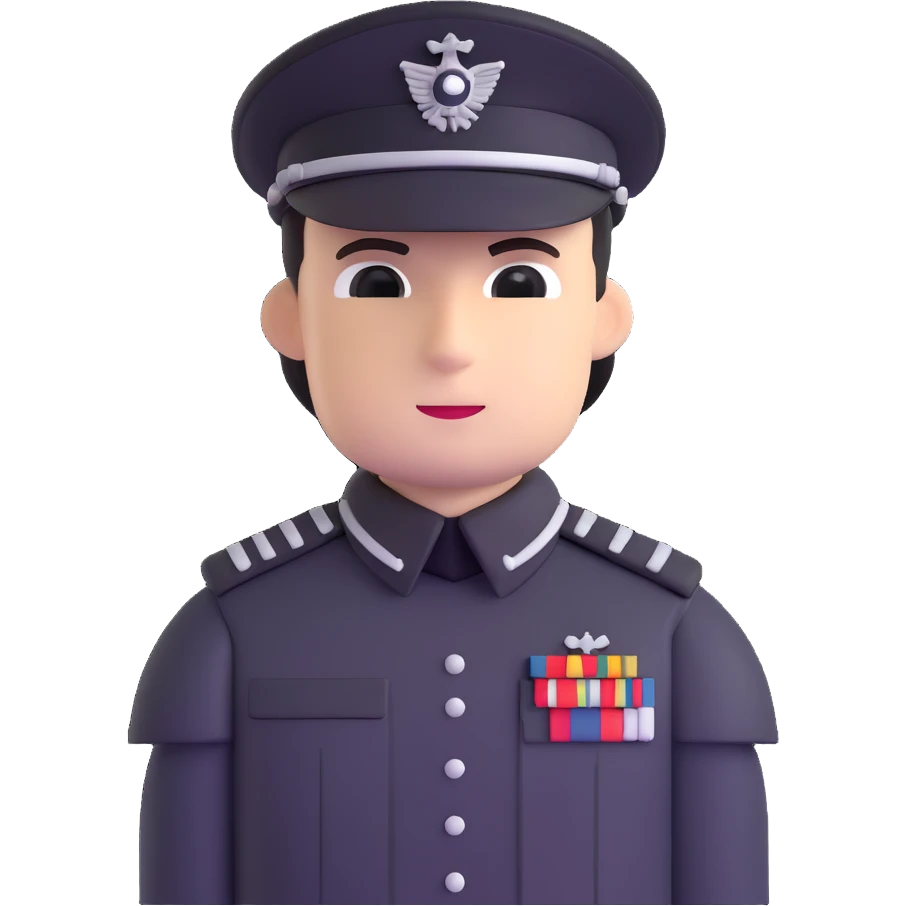 Star Wars Imperial officer in uniform emoji