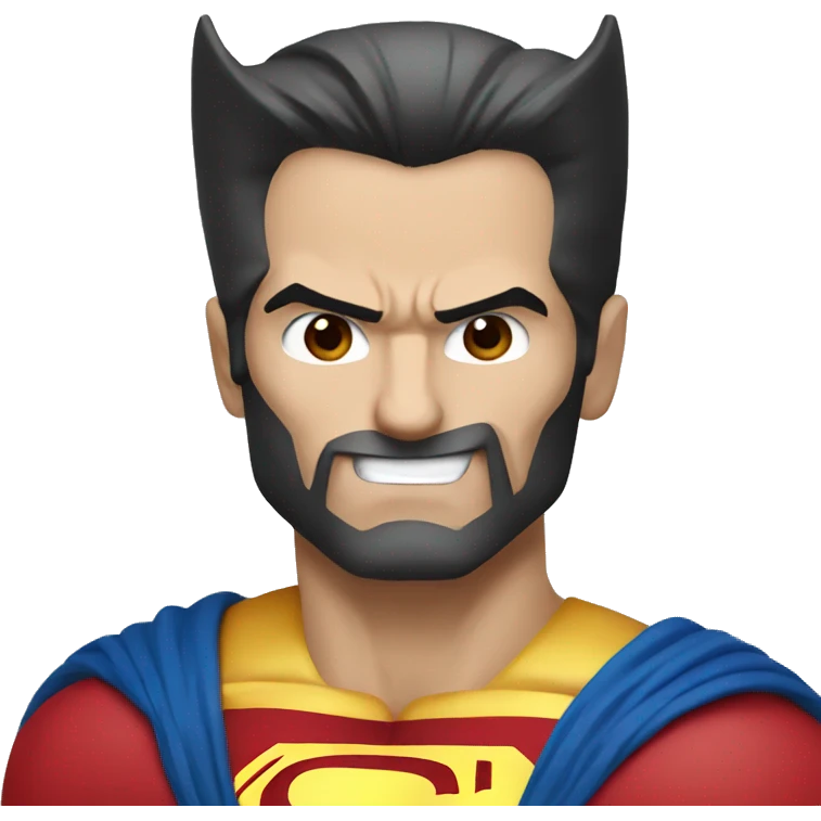 Wolverine Superman emoji