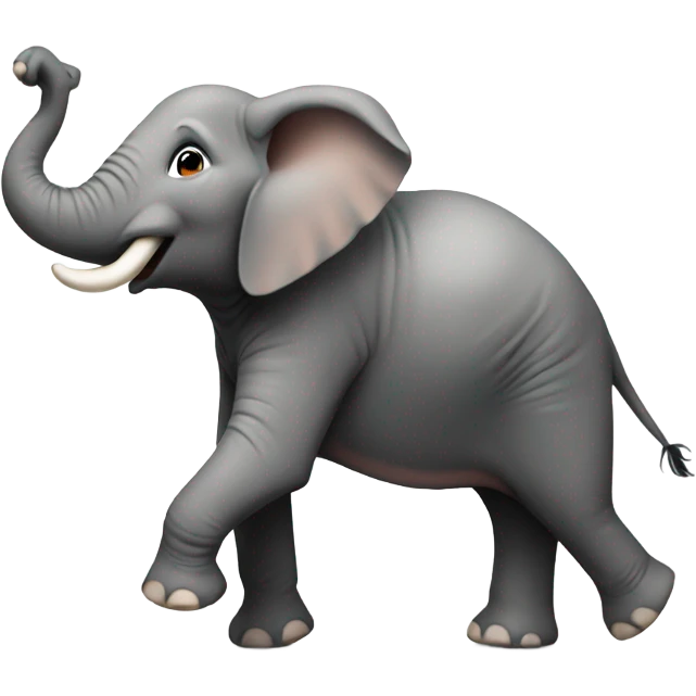 Dancing elephant emoji