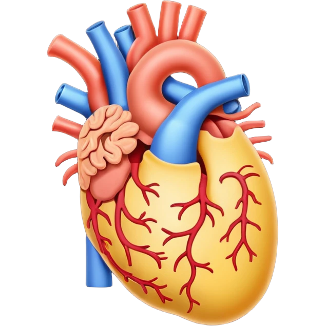 A simplified emoji of the digestive system, highlighting the main organs involved in digestion, in a flat and minimalist style. emoji