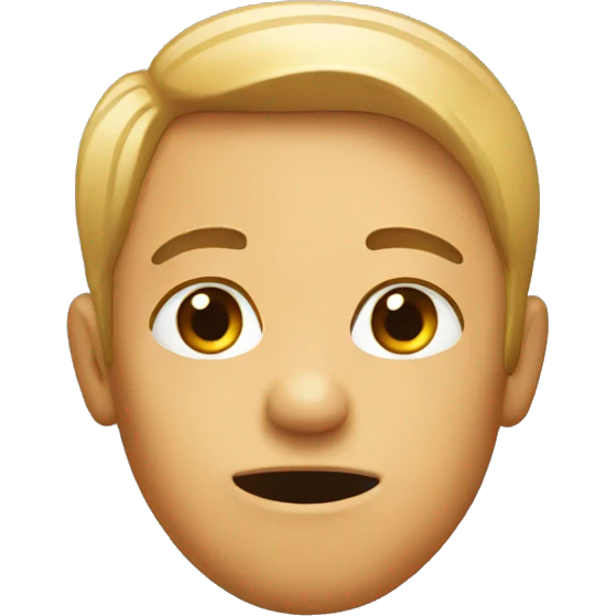 Awkward face emoji