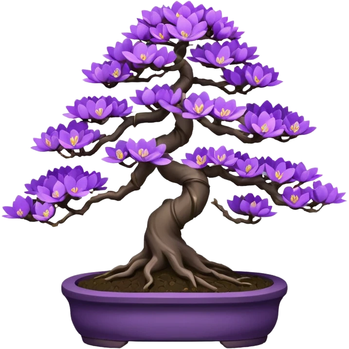 purple bonsai emoji