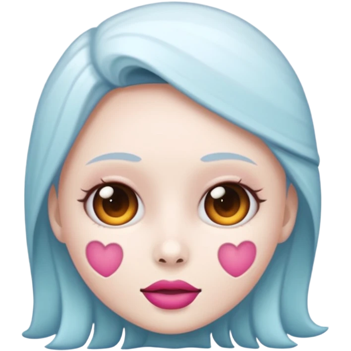 Make this 💀 with a 🎀 and some ✨ don’t make a backround and don’t change the original 💀  emoji