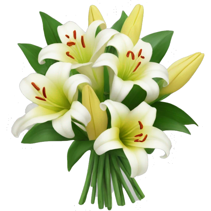a bouquet of lillies  emoji