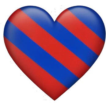 Heart in colors of Armenian flag emoji