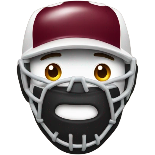 A softball mixed with Dr Pepper  emoji