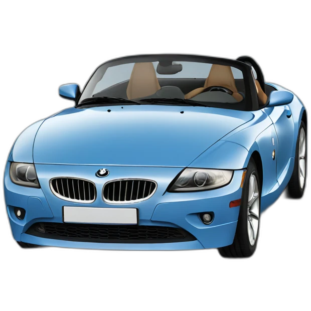 BMW z4 azul emoji