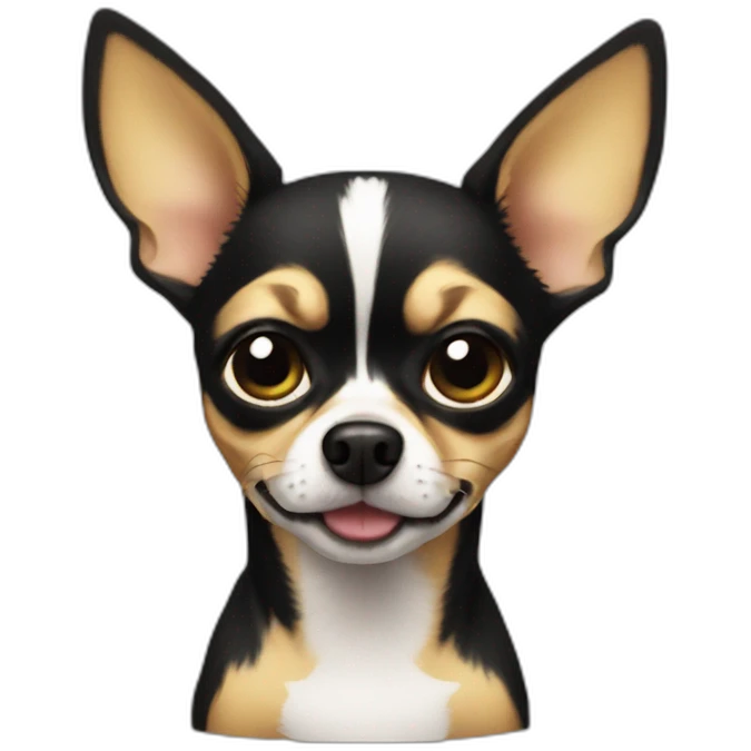 Chihuahua punk emoji