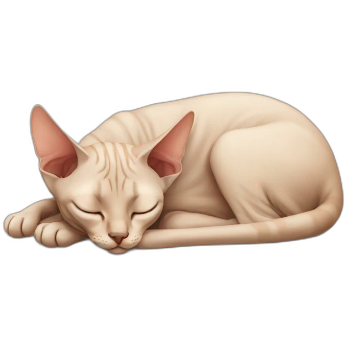 sphinx cat sleeping  emoji
