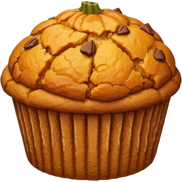 pumpkin muffin emoji