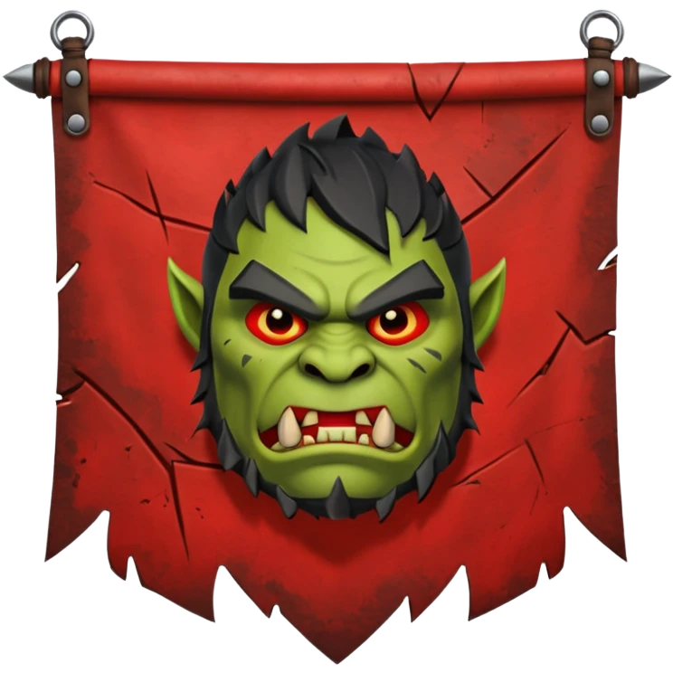 orc war banner emoji