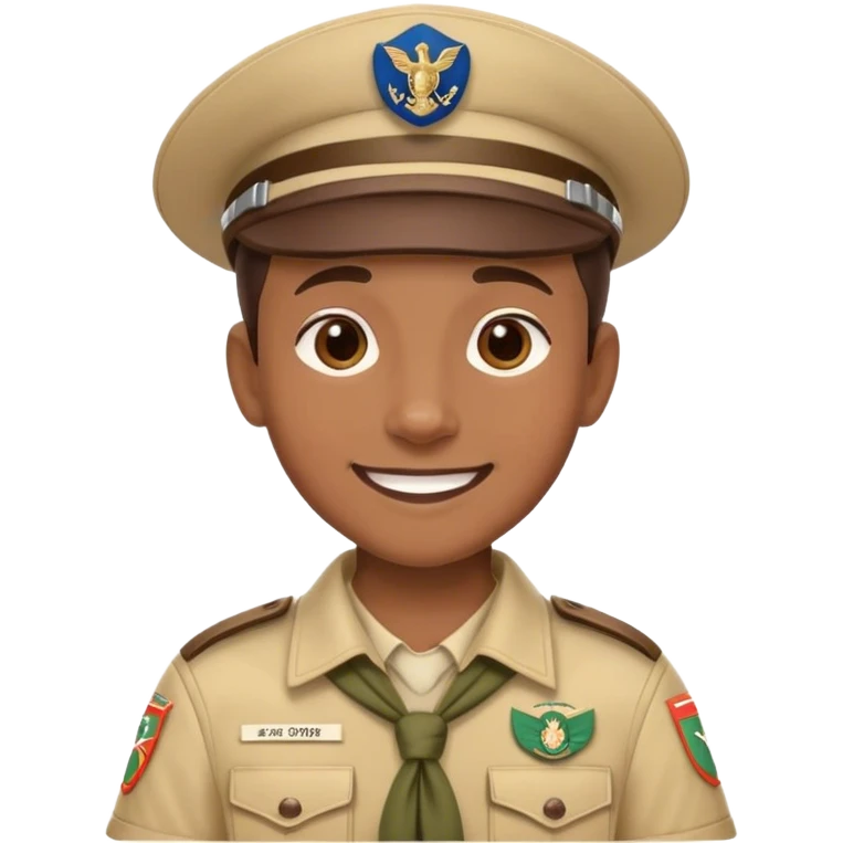 Diverse scout leader emoji