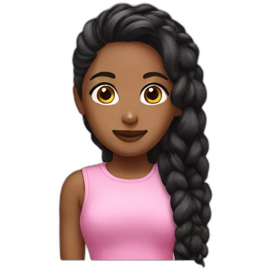 Black pink emoji