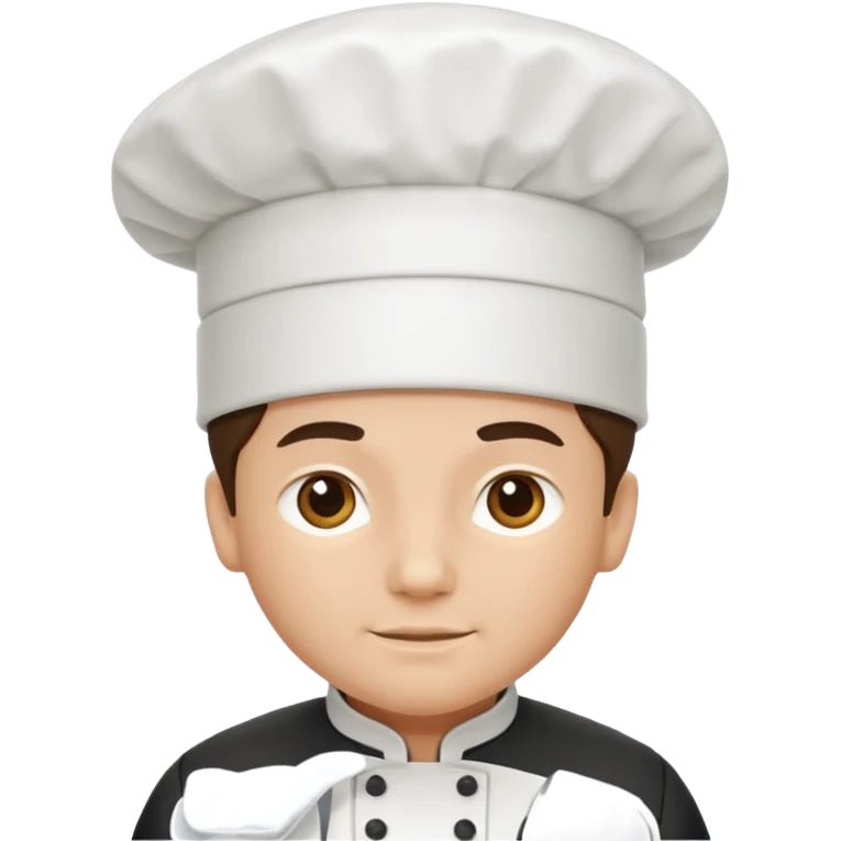 A white chef hat emoji