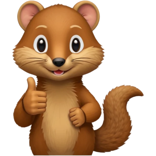 Mangoose thumb up emoji