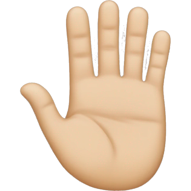 Fingers saying little bit  emoji
