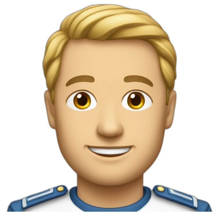 Un haut dignitaire allemand avec son uniforme  emoji