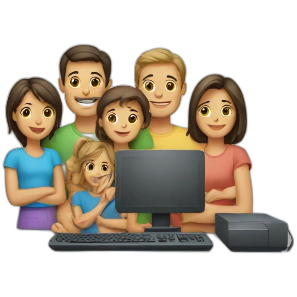 family computer emoji