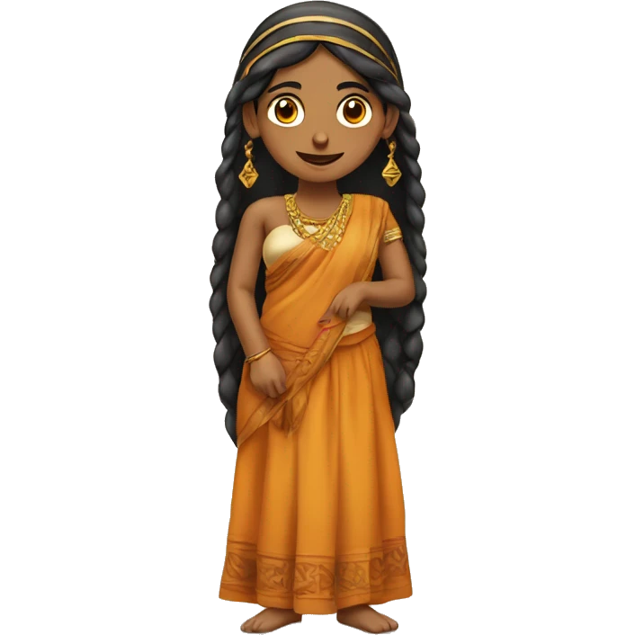 A desi ancient yound women emoji