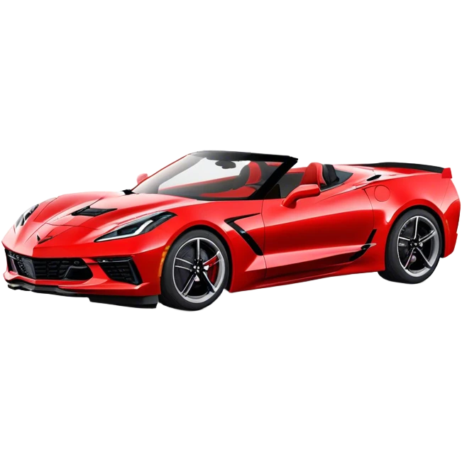 Chevrolet Corvette - Chevrolet (Model Year: 2022) (Iconic colour: Red) emoji
