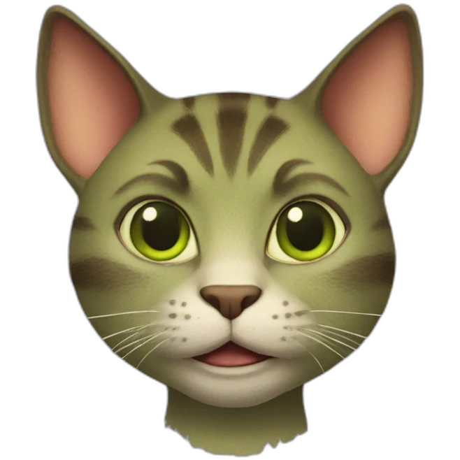 Shrek cat emoji