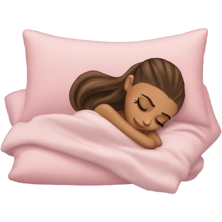 Ariana Grande sleeping emoji