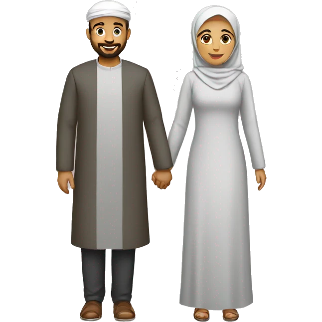 Muslim couple emoji