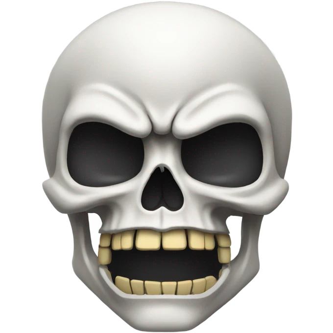 Angry skull. Add football helmet emoji
