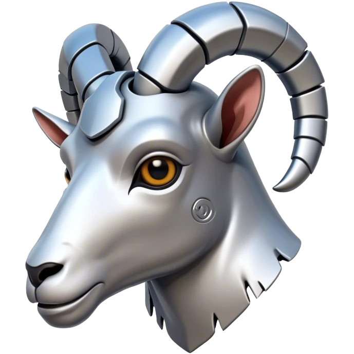 Cybernetic Ram(Goat) head  emoji