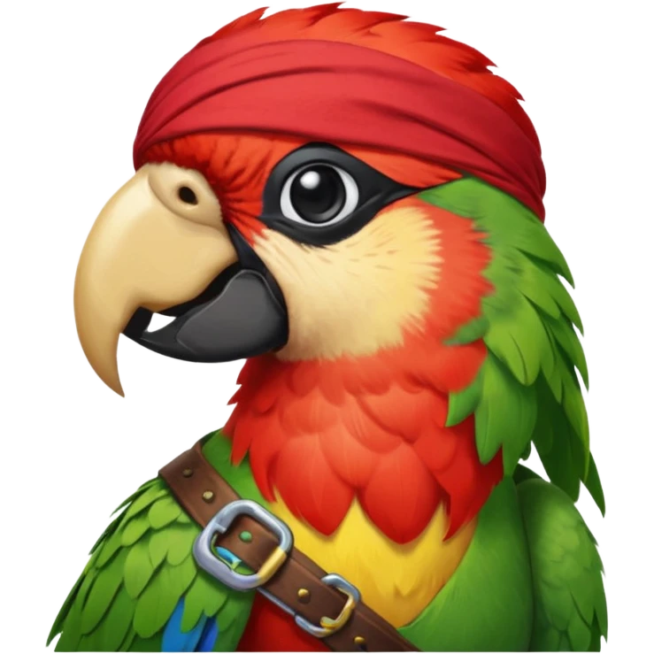 pirate and parrot emoji