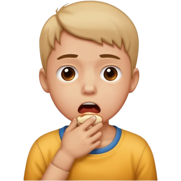 Kid choking emoji