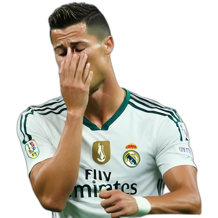 cr7 crying emoji