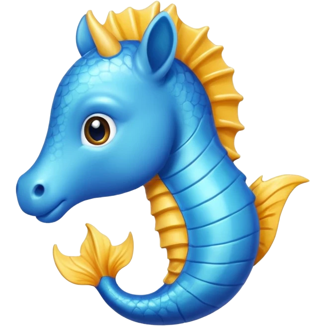 Peut tu me faire un emoji hippocampe emoji