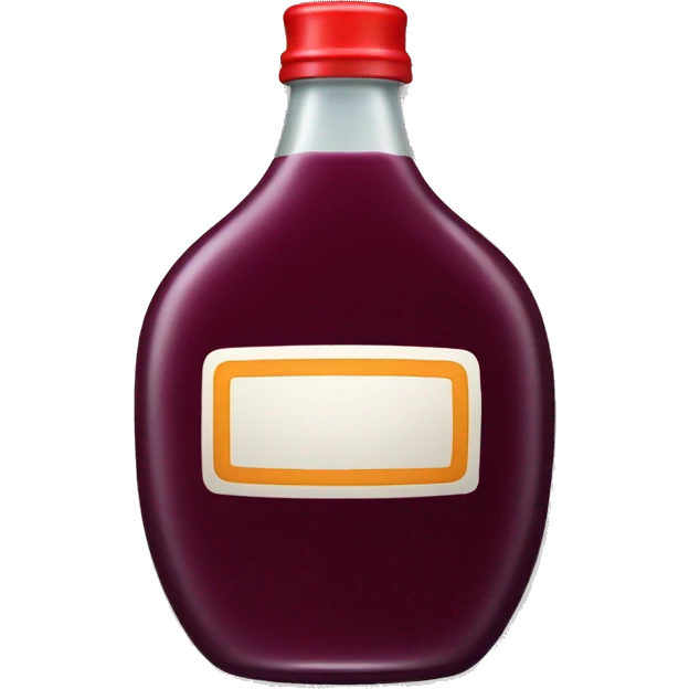 bottle of plum sauce emoji