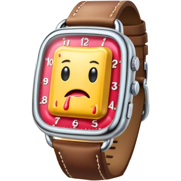 surreal dali style melting spam  watch landscape emoji