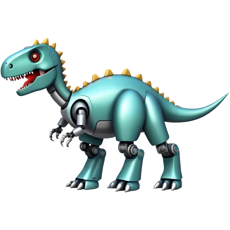 Robot dinosaur emoji