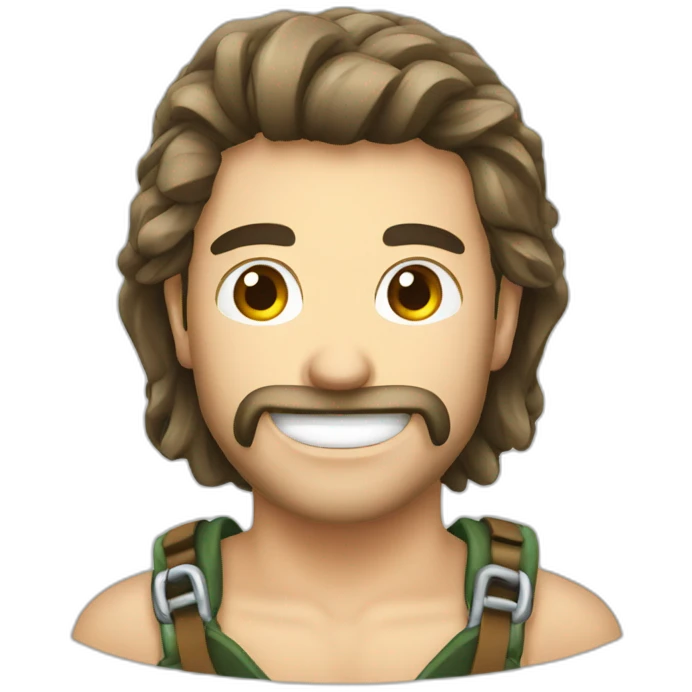 men hooked on hook vector emoji