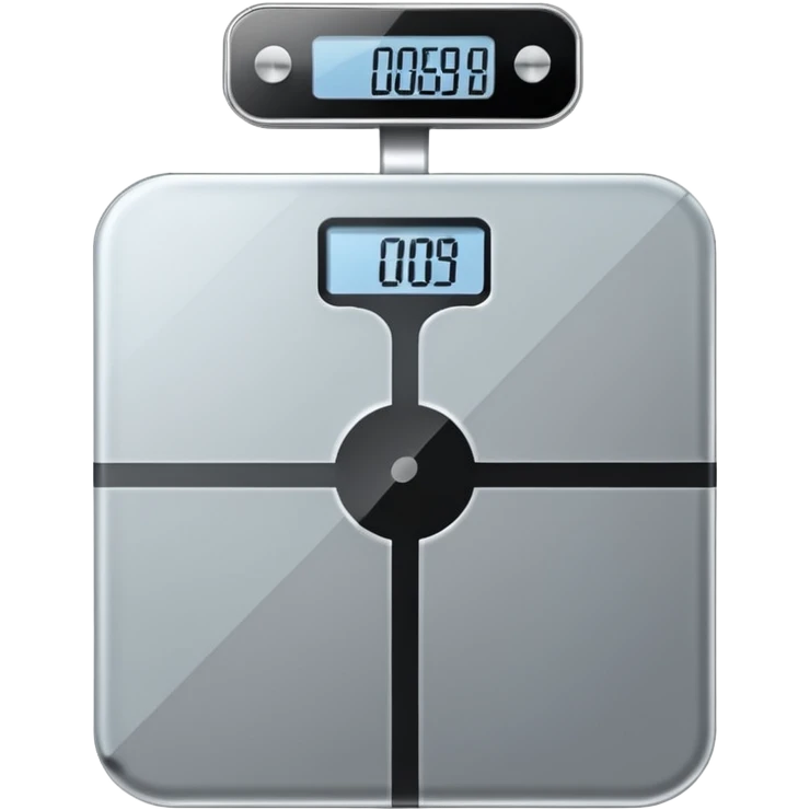 Digital weight scale emoji