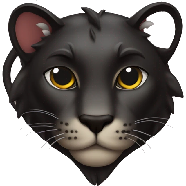 panther Heart emoji