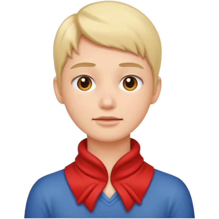Person with hands on the neck emoji