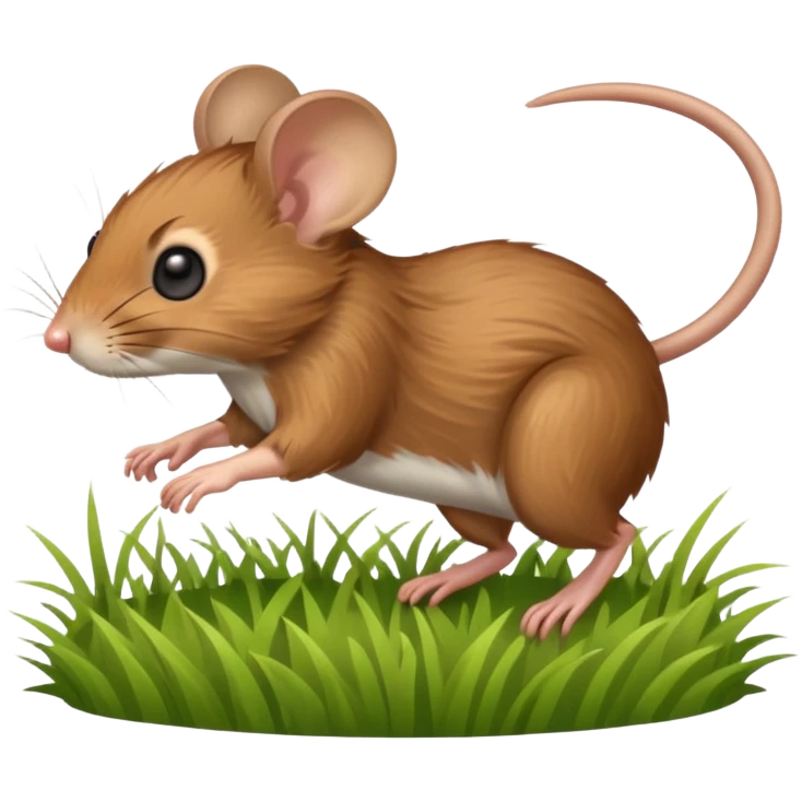 field mouse running emoji