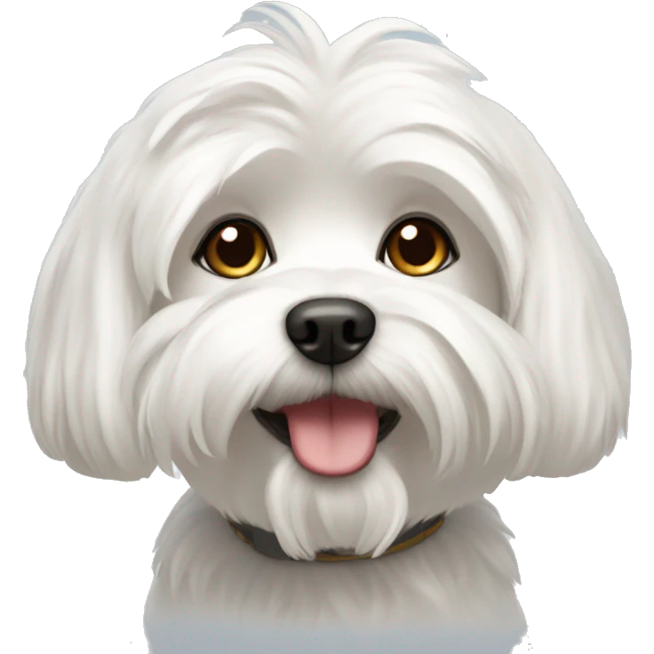 Maltese dog emoji