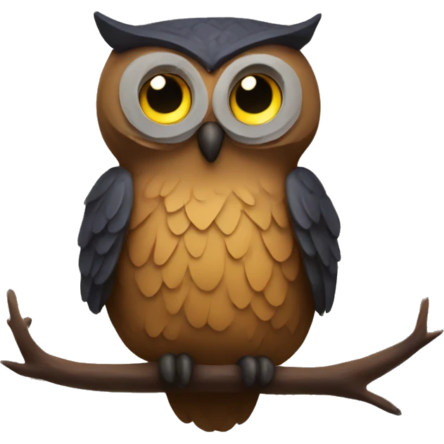 Night owls in the Autumn emoji