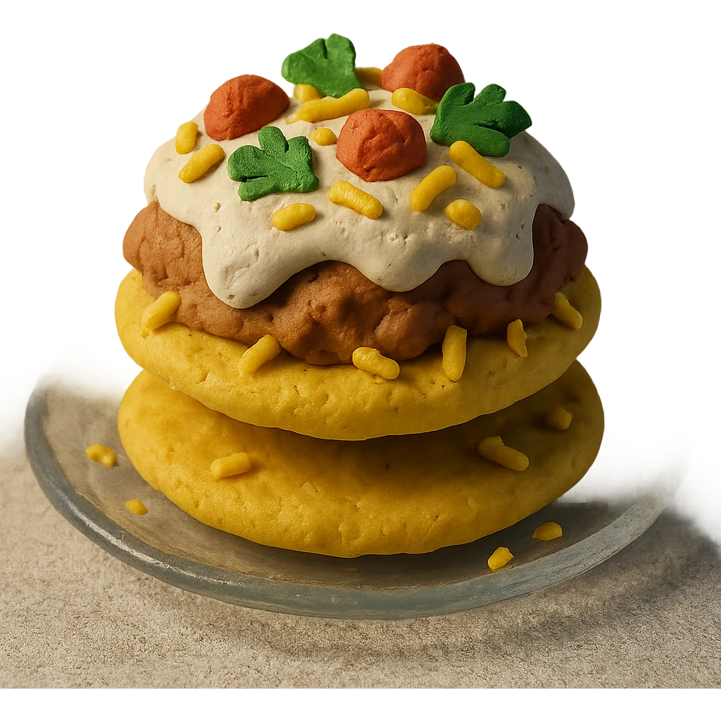 chaat papdi, Indian snack emoji